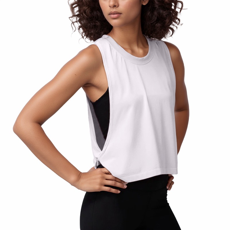 Lightweight Relaxed Yoga Tank — Cropped Tops